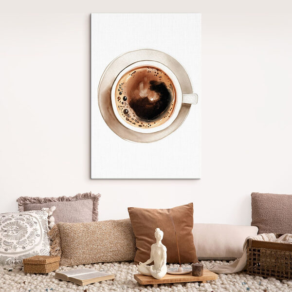 Wandbilder Eine Tasse Kaffee auf einer Untertasse (Artikelnummer: s49339) Wandbilder Wandbilder Eine Tasse Kaffee auf einer Untertasse (Artikelnummer: s49339)