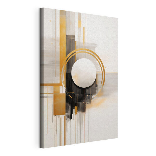 Wandbilder Abstraktes Design mit markanten geometrischen Formen