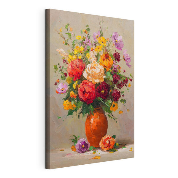Wandbilder Gemälde von Blumen in einer Vase (Artikelnummer: s49527) Wandbilder Wandbilder Gemälde von Blumen in einer Vase (Artikelnummer: s49527)
