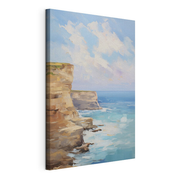 Gemälde einer Klippe am Meer Wandbilder Gemälde einer Klippe am Meer
