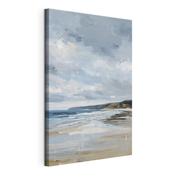 Wandbilder Wandbilder Strand mit einem Gewässer und Hügeln (Artikelnummer: s49567)