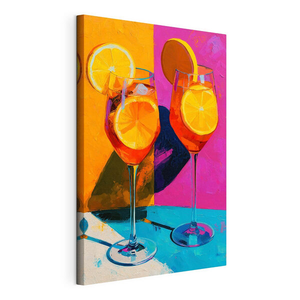 Wandbilder Zwei Gläser Orangensaft mit Zitronenscheiben (Artikelnummer: s49607) Wandbilder Wandbilder Zwei Gläser Orangensaft mit Zitronenscheiben (Artikelnummer: s49607)