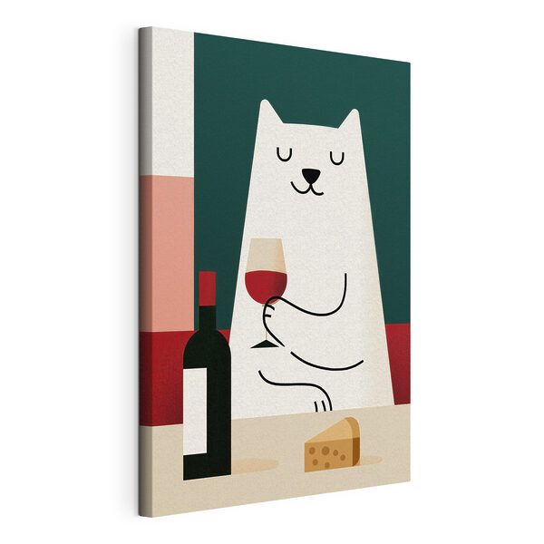 Wandbilder Katze mit einem Weinglas in der Pfote (Artikelnummer: s49624) Wandbilder Wandbilder Katze mit einem Weinglas in der Pfote (Artikelnummer: s49624)