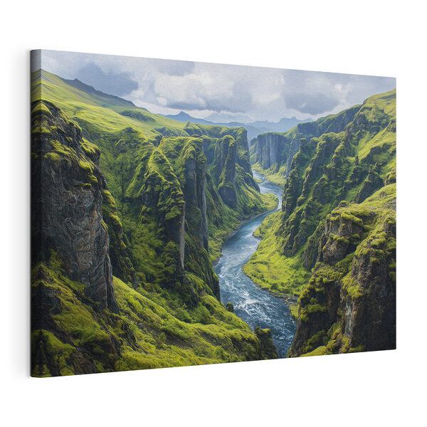 Wandbilder Wandbilder Ein Fluss, der durch ein Tal fließt (Artikelnummer: s49662)