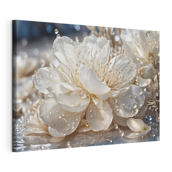 Wandbilder Zarte Blütenblätter mit glitzernden Wassertropfen (Artikelnummer: s49355) Wandbilder Wandbilder Zarte Blütenblätter mit glitzernden Wassertropfen (Artikelnummer: s49355)