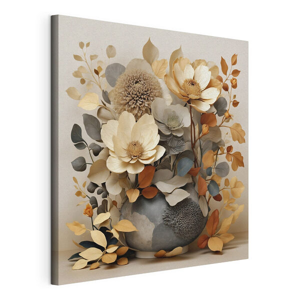 Wandbilder Vase mit Blumen und Blättern (Artikelnummer: s49362) Wandbilder Wandbilder Vase mit Blumen und Blättern (Artikelnummer: s49362)
