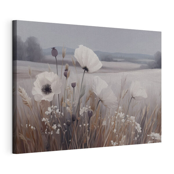 Wandbilder Wandbilder Zarte Blüten in einer ruhigen Landschaft (Artikelnummer: s49680)
