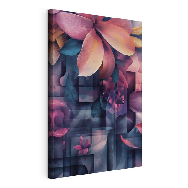 Farbenfrohe Blumenkunst in einer Vielzahl von Farben Wandbilder Farbenfrohe Blumenkunst in einer Vielzahl von Farben