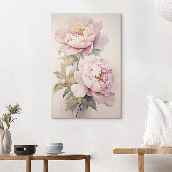 Wandbilder Gemälde mit rosa Blumen (Artikelnummer: s46916) Wandbilder Wandbilder Gemälde mit rosa Blumen (Artikelnummer: s46916)