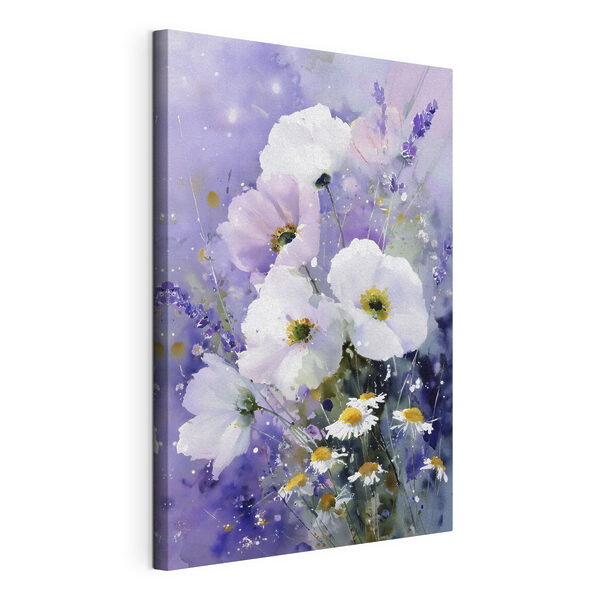 Wandbilder Gemälde mit Blumen vor violettem Hintergrund (Artikelnummer: s45719) Wandbilder Wandbilder Gemälde mit Blumen vor violettem Hintergrund (Artikelnummer: s45719)