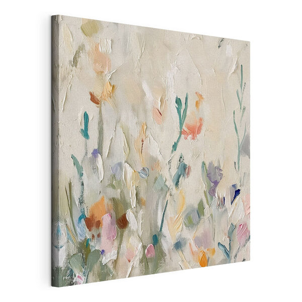 Blumenmalerei auf weißem Untergrund Wandbilder Blumenmalerei auf weißem Untergrund