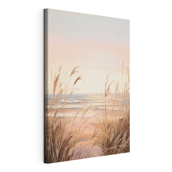 Strand mit hohem Gras und Wasser Wandbilder Strand mit hohem Gras und Wasser
