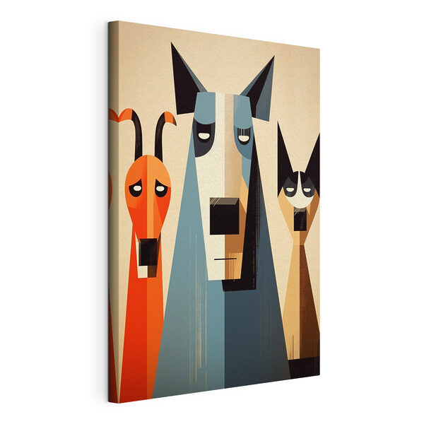 Wandbilder Gruppe von Hunden und Katzen (Artikelnummer: s46235) Wandbilder Wandbilder Gruppe von Hunden und Katzen (Artikelnummer: s46235)
