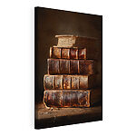 Wandbilder Ein Stapel alter Bücher