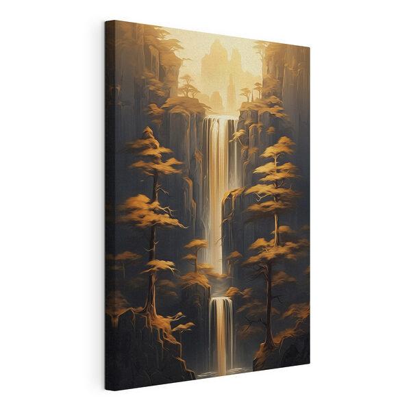 Wandbilder Wasserfall im Wald (Artikelnummer: s46151) Wandbilder Wandbilder Wasserfall im Wald (Artikelnummer: s46151)