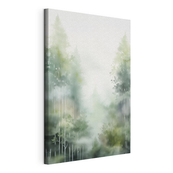 Wandbilder Gemälde von Bäumen im Nebel (Artikelnummer: s46689) Wandbilder Wandbilder Gemälde von Bäumen im Nebel (Artikelnummer: s46689)