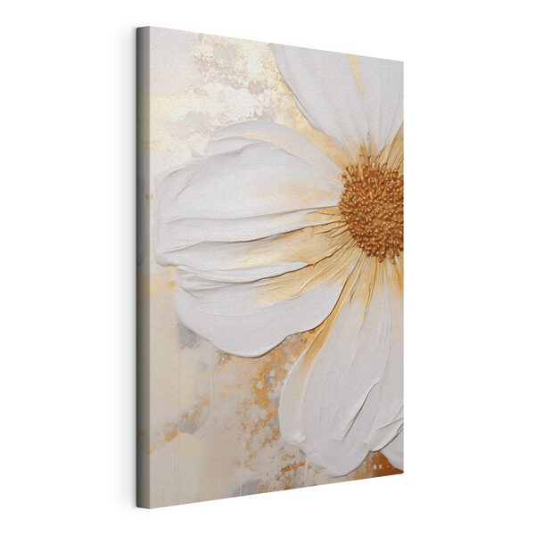 - Elegante Blume mit atemberaubenden Pinselstrichen Wandbilder - Elegante Blume mit atemberaubenden Pinselstrichen