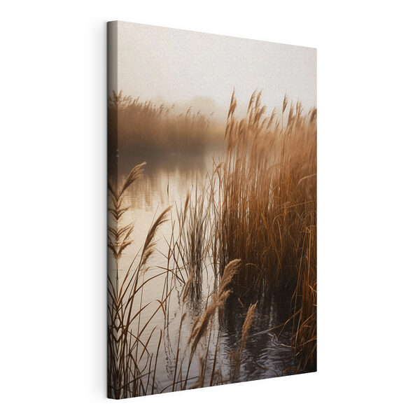 Schilf im Wasser Wandbilder Schilf im Wasser
