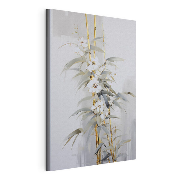 Wandbilder Gemälde einer Pflanze mit weißen Blüten (Artikelnummer: s47039) Wandbilder Wandbilder Gemälde einer Pflanze mit weißen Blüten (Artikelnummer: s47039)