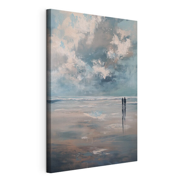 Wandbilder Wandbilder Zwei Menschen, die am Strand stehen (Artikelnummer: s47061)