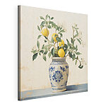 Wandbilder Vase mit Zitronen darin