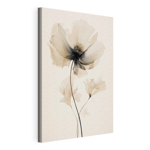 Blume mit durchsichtigen Blütenblättern Wandbilder Blume mit durchsichtigen Blütenblättern