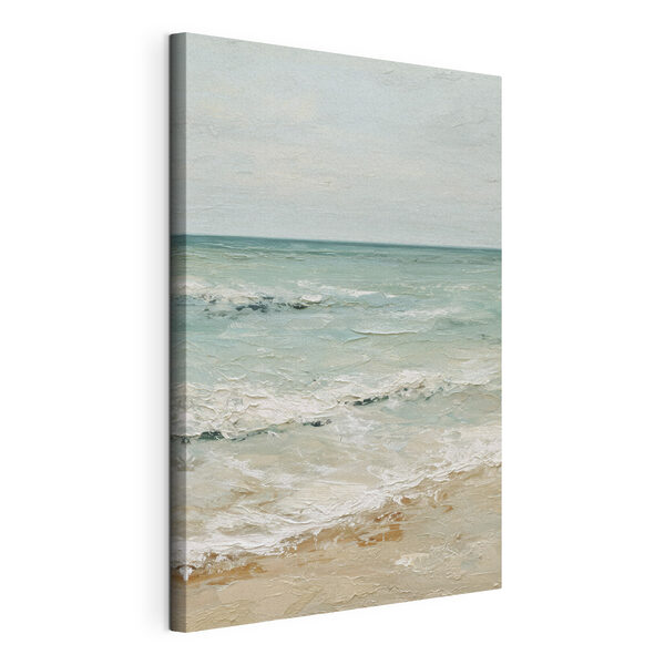 Strand mit Wellen und Sand Wandbilder Strand mit Wellen und Sand