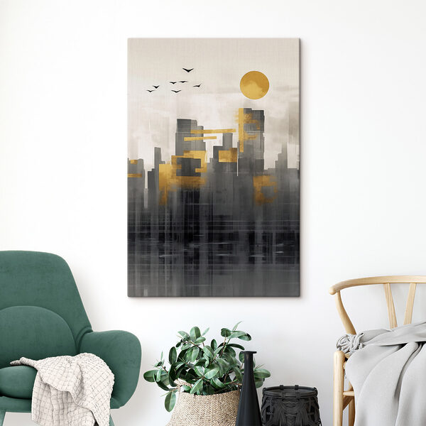 Wandbilder Gemälde einer Stadt (Artikelnummer: s47683) Wandbilder Wandbilder Gemälde einer Stadt (Artikelnummer: s47683)