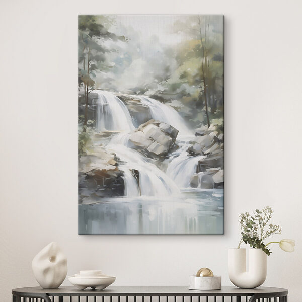 Wandbilder Wasserfall im Wald (Artikelnummer: s48415) Wandbilder Wandbilder Wasserfall im Wald (Artikelnummer: s48415)