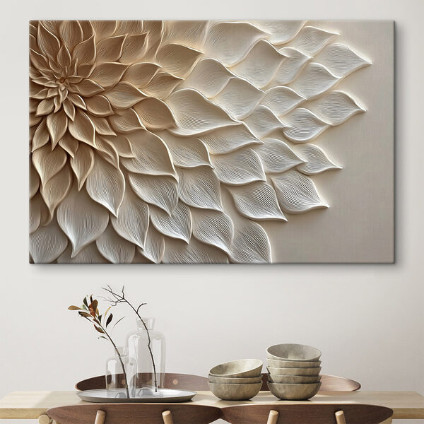 Von der Natur inspiriertes Wanddesign mit Struktur Wandbilder Von der Natur inspiriertes Wanddesign mit Struktur