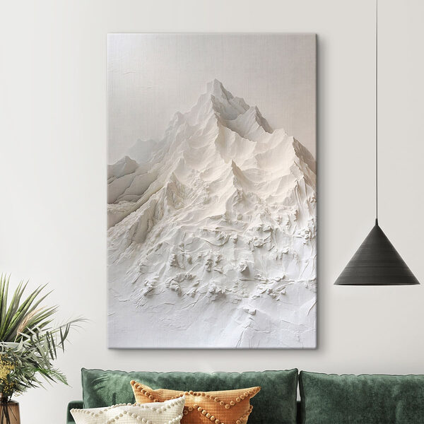 Wandbilder Weißer Berg mit Schnee