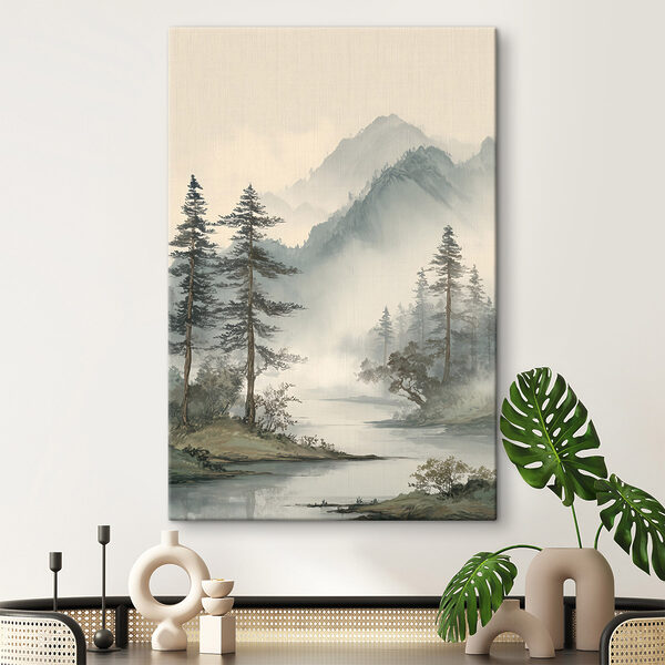 Wandbilder Fluss mit Bäumen und Bergen im Hintergrund (Artikelnummer: s48532) Wandbilder Wandbilder Fluss mit Bäumen und Bergen im Hintergrund (Artikelnummer: s48532)