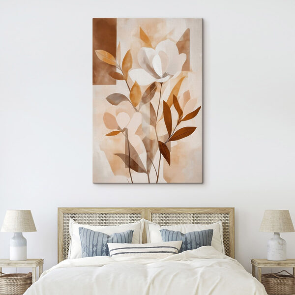 Gemälde mit Blumen und Blättern Wandbilder Gemälde mit Blumen und Blättern