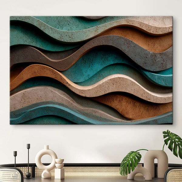 Wellen aus Farben und Texturen verschmelzen Wandbilder Wellen aus Farben und Texturen verschmelzen