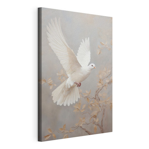 Wandbilder Eine weiße Taube fliegt durch die Luft (Artikelnummer: s49763) Wandbilder Wandbilder Eine weiße Taube fliegt durch die Luft (Artikelnummer: s49763)