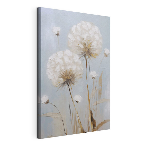 Wandbilder Wandbilder Gemälde mit Blumen auf blauem Hintergrund (Artikelnummer: s49896)