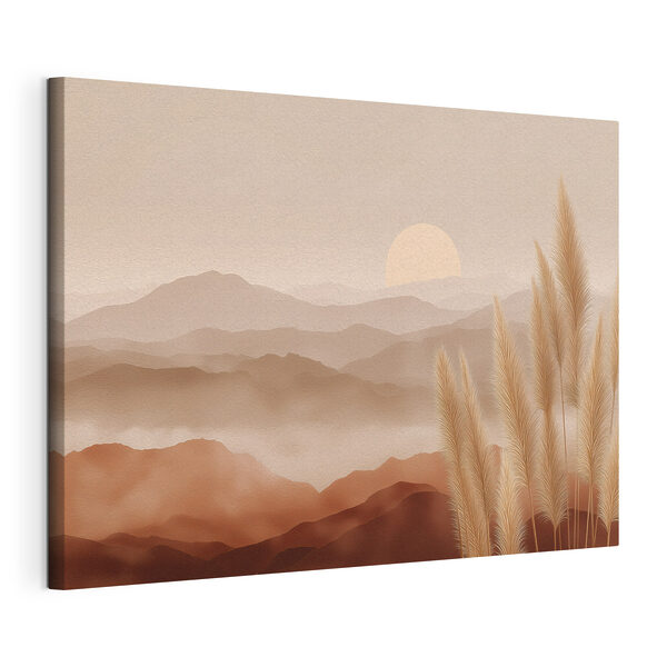 Wandbilder Wandbilder Landschaft mit Bergen und Gras (Artikelnummer: s49909)