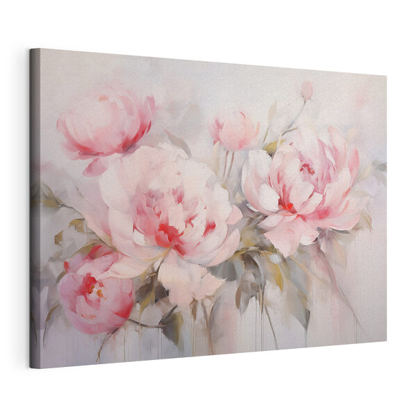 Wandbilder Gemälde mit rosa Blumen (Artikelnummer: s49929) Wandbilder Wandbilder Gemälde mit rosa Blumen (Artikelnummer: s49929)