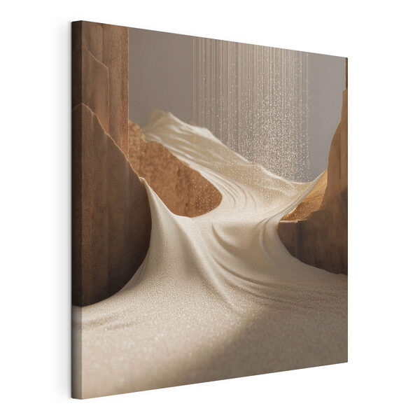 Wandbilder Wandbilder Sand, der über Felsen fließt (Artikelnummer: s49722)