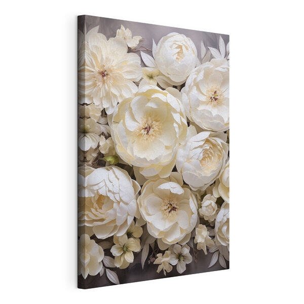 Wandbilder Wandbilder Gruppe weißer Blumen (Artikelnummer: s50034)