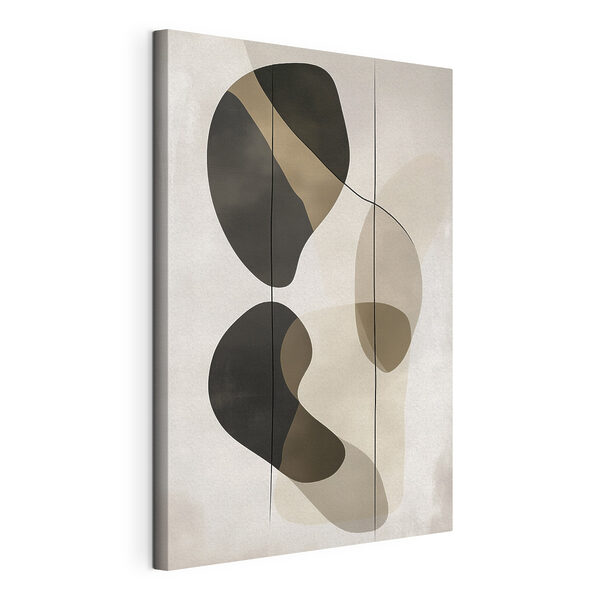 Wandbilder Wandbilder Kunstwerk in Schwarz und Braun (Artikelnummer: s45991)