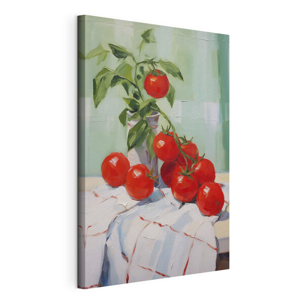 Wandbilder Wandbilder Gemälde von Tomaten auf einem Tisch (Artikelnummer: s50063)