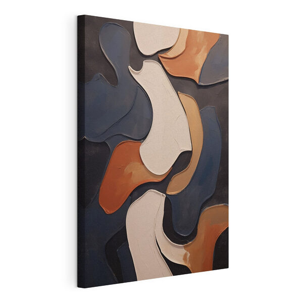 Wandbilder Wandbilder Abstrakte Formen in harmonischen Farben (Artikelnummer: s49962)