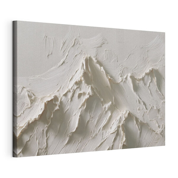 Wandbilder Wandbilder Weiße Wand mit einem Berg im Hintergrund (Artikelnummer: s49965)