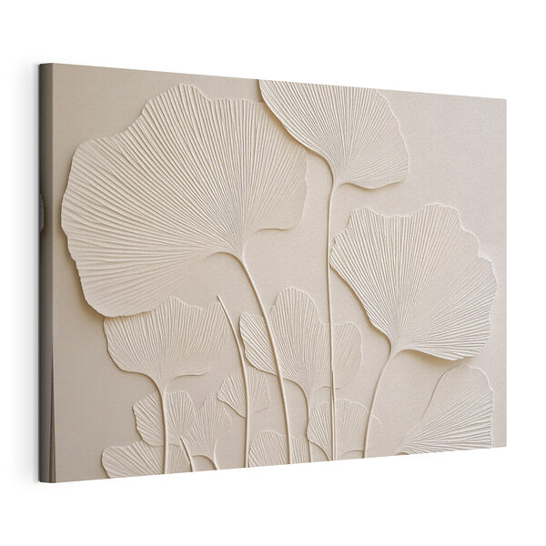 Wandbilder Weiße Wand mit Blättern (Artikelnummer: s50113) Wandbilder Wandbilder Weiße Wand mit Blättern (Artikelnummer: s50113)