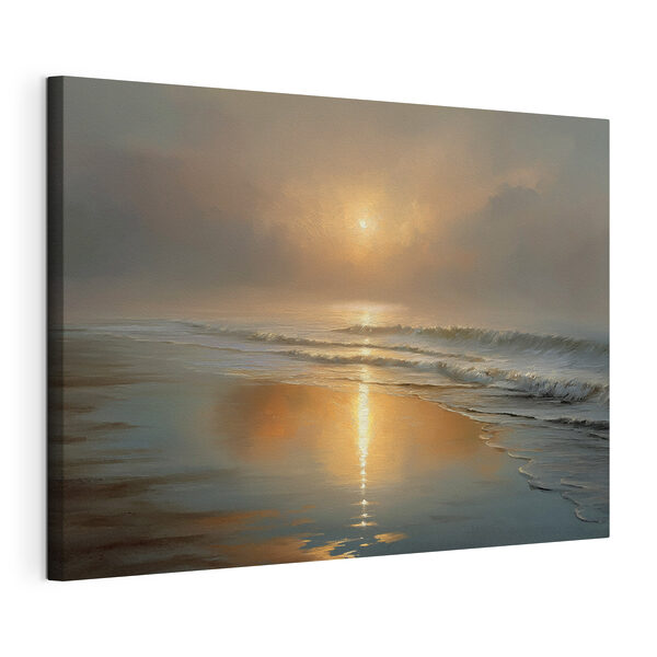 Wandbilder Wandbilder Sonnenuntergang über einem Strand (Artikelnummer: s50114)
