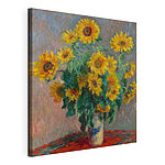 Wandbilder Canvas prints Painting of sunflowers in a vase
