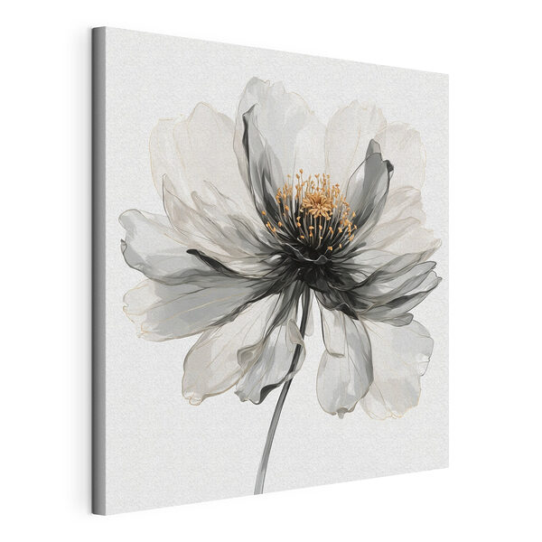 Elegante Blüte in monochromen Farbtönen Wandbilder Elegante Blüte in monochromen Farbtönen