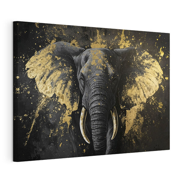 Majestätischer Elefant mit künstlerischem Flair Wandbilder Majestätischer Elefant mit künstlerischem Flair