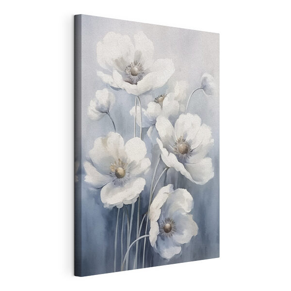 Malerei von weißen Blumen Wandbilder Malerei von weißen Blumen